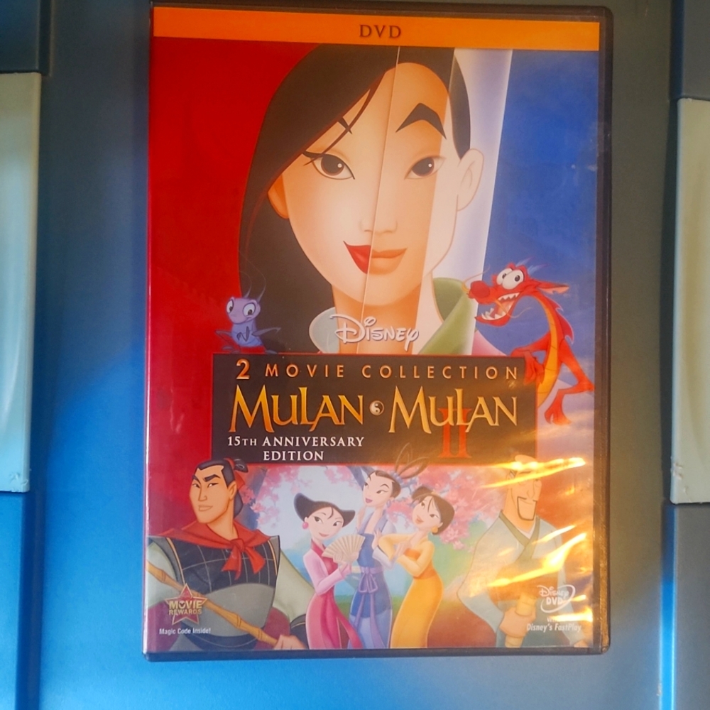 Mulan dvds Disney 15th Anniversary